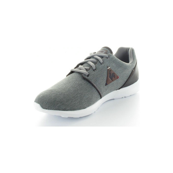 Le Coq Sportif Basket Dynacomf 2 Tones Gris/Brun Grise - Chaussures Baskets Basses Homme